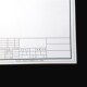 张装 绘图纸 马笔纸 空白绘画纸 带带框 工程制图纸