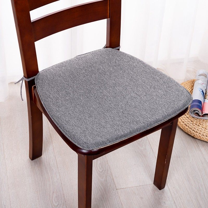 坐垫马蹄形餐椅垫素色加厚拆洗防滑棉麻家用椅子垫,居家布艺,椅垫,淘宝优惠券,粉丝福利购,淘宝优惠卷