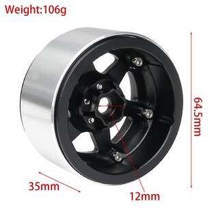 仿真攀爬车 复古越寸金属轮毂 竞技款铝合金夹胎轮毂