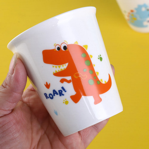 瓷航陶瓷纸杯创意杯子凉水杯咖啡杯爱早餐牛奶马杯oo定制