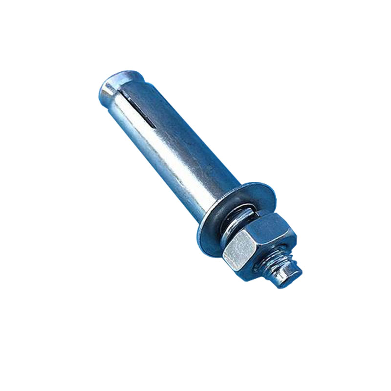 镀锌膨胀螺丝膨胀螺栓彭张管M8国标加长打入式铁膨胀M澎涨栓M10