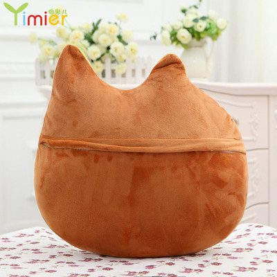 狗狗抱枕d仿真可爱萨摩耶哈士奇二哈狗头玩偶创意毛绒布娃娃