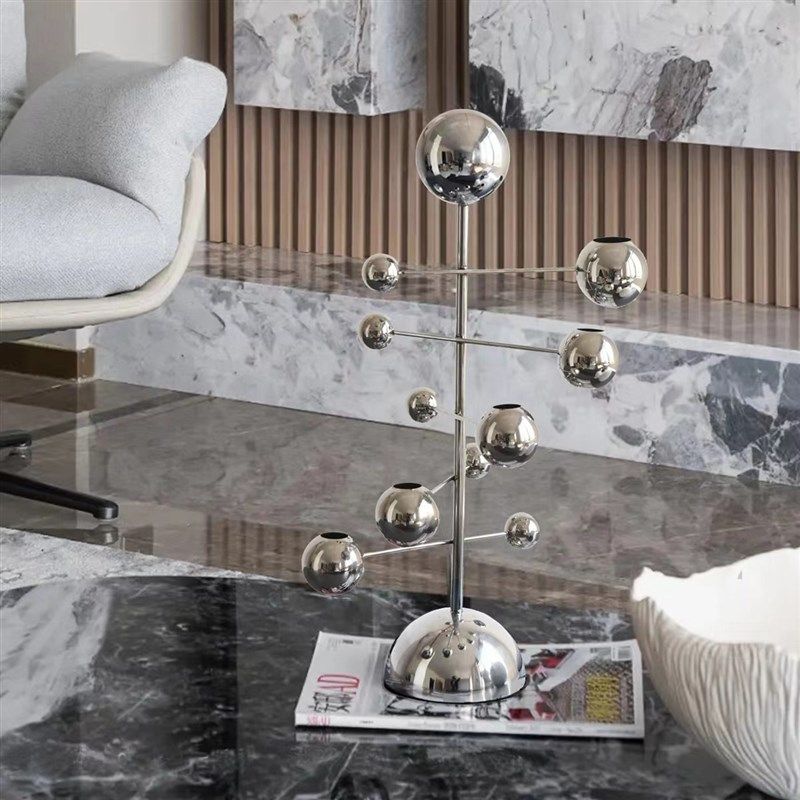 现代婚庆螺旋烛台样板房卧室客厅玄关浪漫软装饰品,家居饰品,装饰摆件,淘宝优惠券,粉丝福利购,淘宝优惠卷