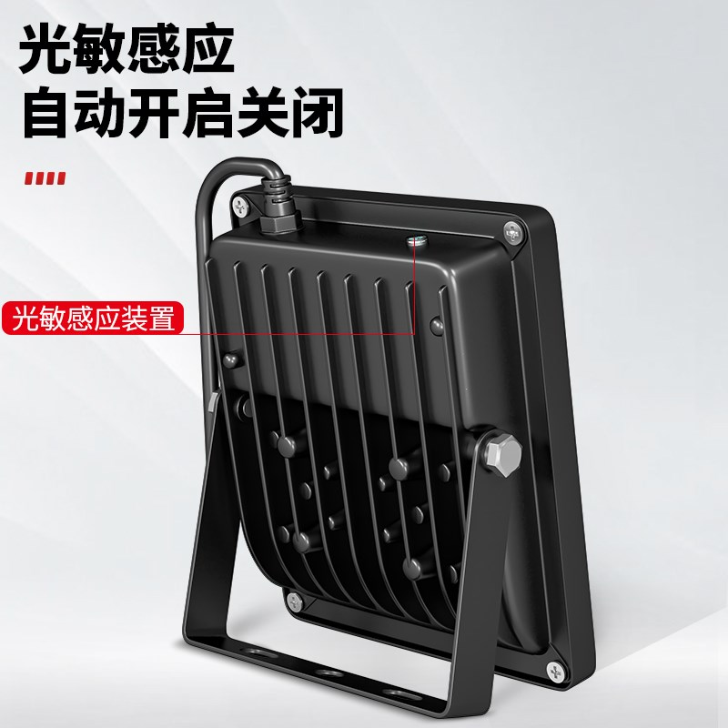 监控补光灯LED白光停车场小区大功率夜视摄像头辅助灯DCv