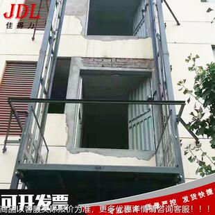 厂定 制导EZX轨式升降平 厂简房易2吨液压升降货梯 固定台式升降