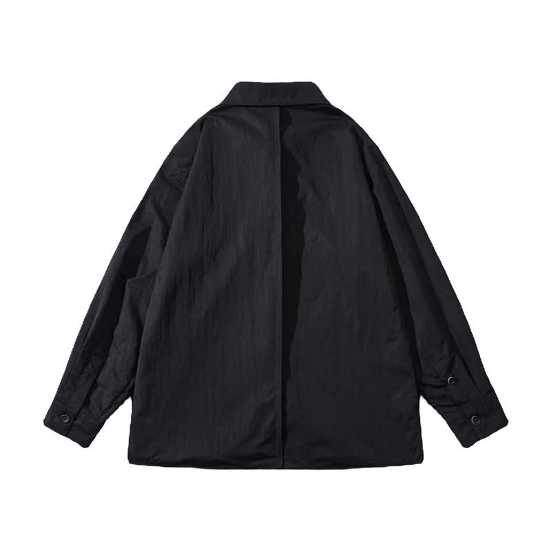 2024春秋新款潮牌设计感巴家龙骨衬衫潮高级感痞帅长袖上衣薄外套