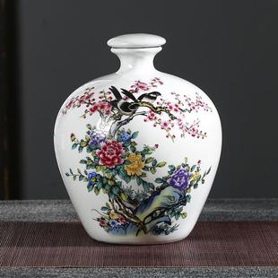 陶瓷家用酒瓶5斤10斤景德镇青花瓷酒坛子密封酒壶存酒缸泡酒坛子