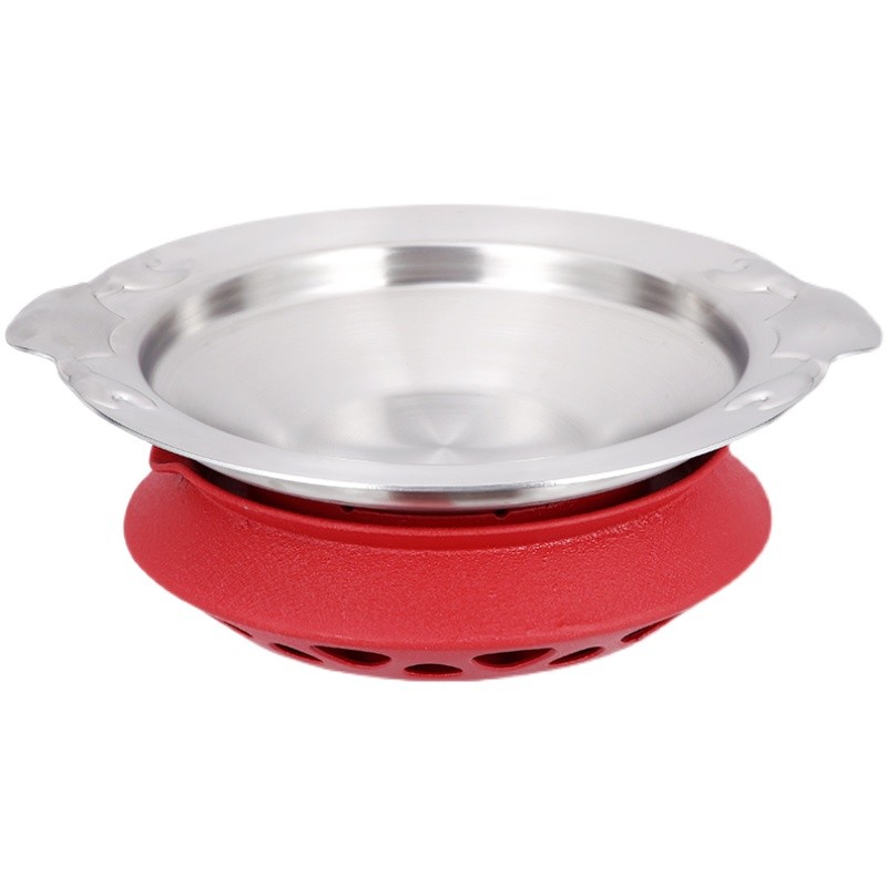 三层钢肉蟹煲盆胖俩哥肉蟹煲牛蛙锅酸菜鱼盆水煮鱼锅浅盆小龙虾盆