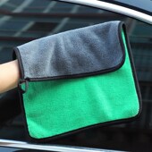 加厚珊瑚绒擦车巾方便吸水洗车巾毛巾条装 擦掉毛