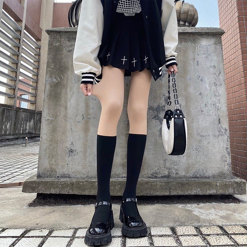 夜间教习室双层拼接丝袜春秋女加绒加厚长筒连裤袜光腿神器假小腿,女士内衣/男士内衣/家居服,连裤袜/打底袜,淘宝优惠券,粉丝福利购,淘宝优惠卷