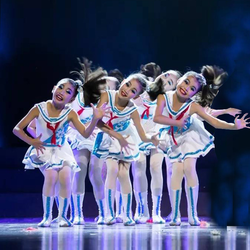 新款红领巾啦啦操演出服中小学生蓬蓬裙合唱服装奔向阳光舞蹈服装,童装/婴儿装/亲子装,儿童演出服,淘宝优惠券,粉丝福利购,淘宝优惠卷