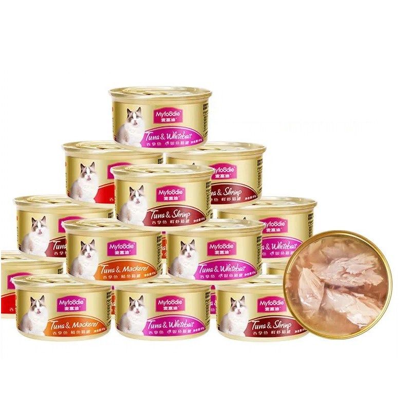 麦富迪猫罐头国产汤罐肉冻成猫幼猫湿粮鲜封包猫条营养增肥肉块浓