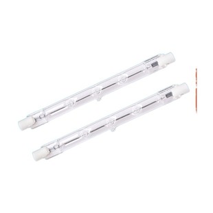 顶式碘钨灯管300W500W卤钨灯管烤箱灯耐高温超亮照明双端太阳灯