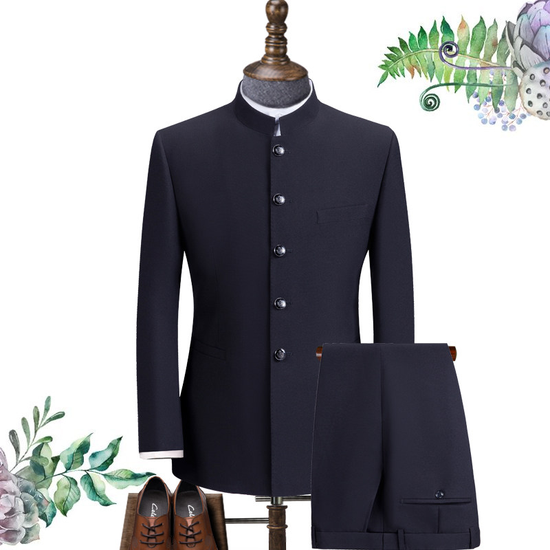 男士外套中山装中华立领主持人西装乐器表演爸爸结婚礼服中式唐装,男装,中山装,淘宝优惠券,粉丝福利购,淘宝优惠卷