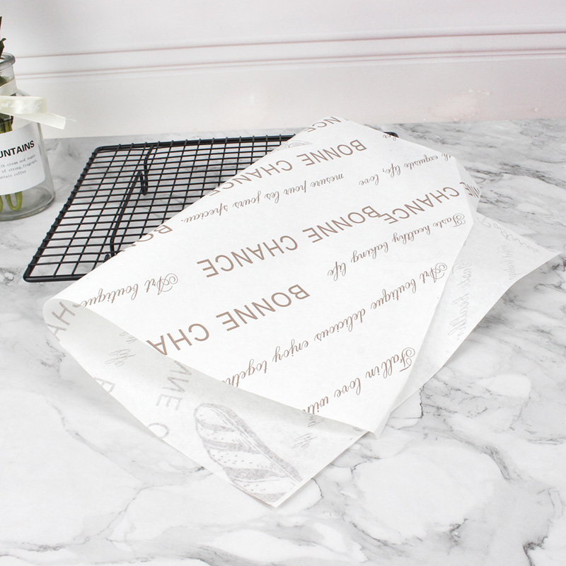 烘焙包装油纸 毛巾卷西点面包防油纸 食品垫盘纸 围边装饰纸500张