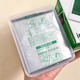拍立得相纸收纳盒3寸相片保护盒子纸壳防压带盖零件首饰物料盒子