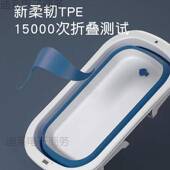 宠物狗狗洗澡盆猫咪浴盆浴缸可折叠泰迪柯基比熊泡澡桶专用沐北秦