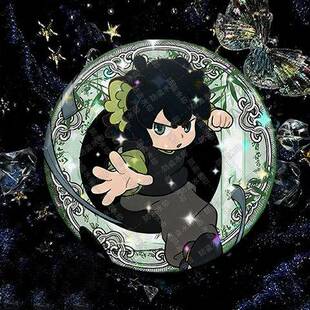 罗小黑战记2小黑无限西木子池年玻璃碎58吧唧徽章谷子摆件挂件