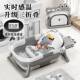 新款 卡通婴幼儿洗澡盆可折叠感温浴盆小孩家用宝宝新生儿沐浴桶
