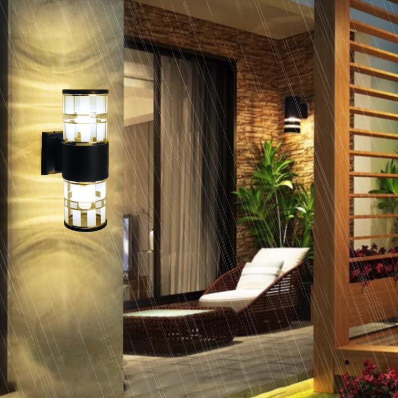 户外壁灯庭院照明壁灯双头壁灯上下照明楼梯过道走廊壁灯