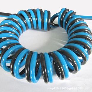 气动PU弹簧气管软管气泵空压机6螺旋汽管收卷器10伸缩高压8mm气枪