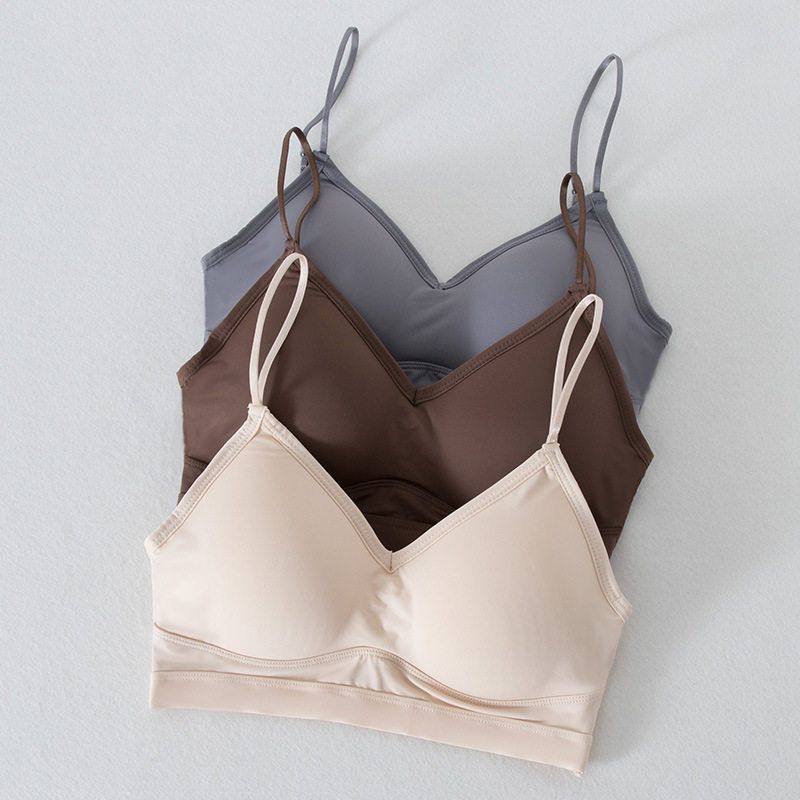 夏季冰丝抹胸内衣女加厚胸垫小胸显大聚拢胸罩美背打底吊带小背心,运动服/休闲服装,运动内衣套装,淘宝优惠券,粉丝福利购,淘宝优惠卷