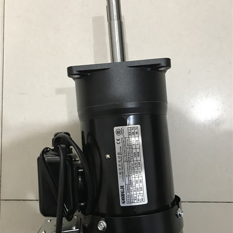 北钜和颖圣杰圆盘刀库刀盘 GONGJI工机电机 特殊长轴 SVB18 0.2KW