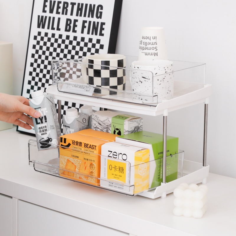 杯架子置物架宿舍桌面托盘放杯子神器咖啡角零食收纳展示架水杯架