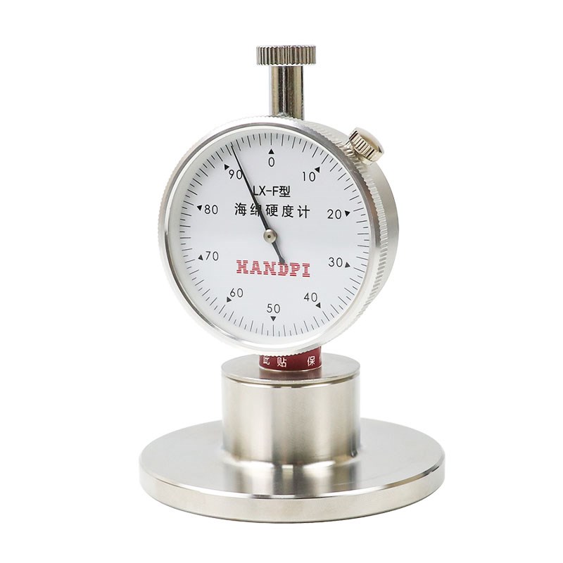艾德堡邵氏硬度计便携式软材料泡沫海绵硬度计LX-F海绵硬度计