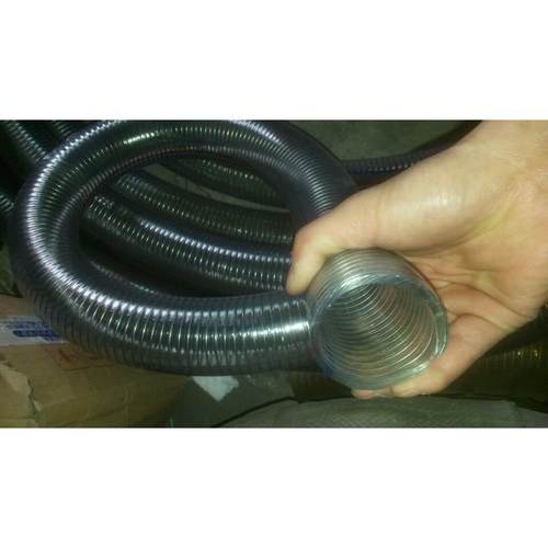 透明抗冻软管软管工业增强钢丝PVC钢丝级管耐油pvc螺旋水管加厚