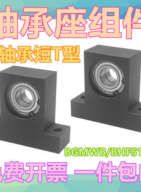 立式轴承座组件 BGMWB双轴承固定座BHF51系列T型钢制带座轴承包邮
