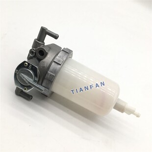 7洋马油水分离器总成柴油滤芯滤网格 斗山大宇挖掘机DH55G