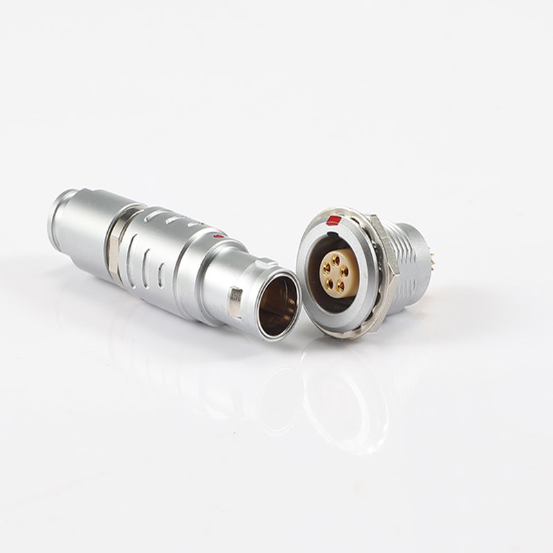 FGG+EGG 1B 305 CLAD72Z   1B 5芯插头插座 M12 自锁连接器接头