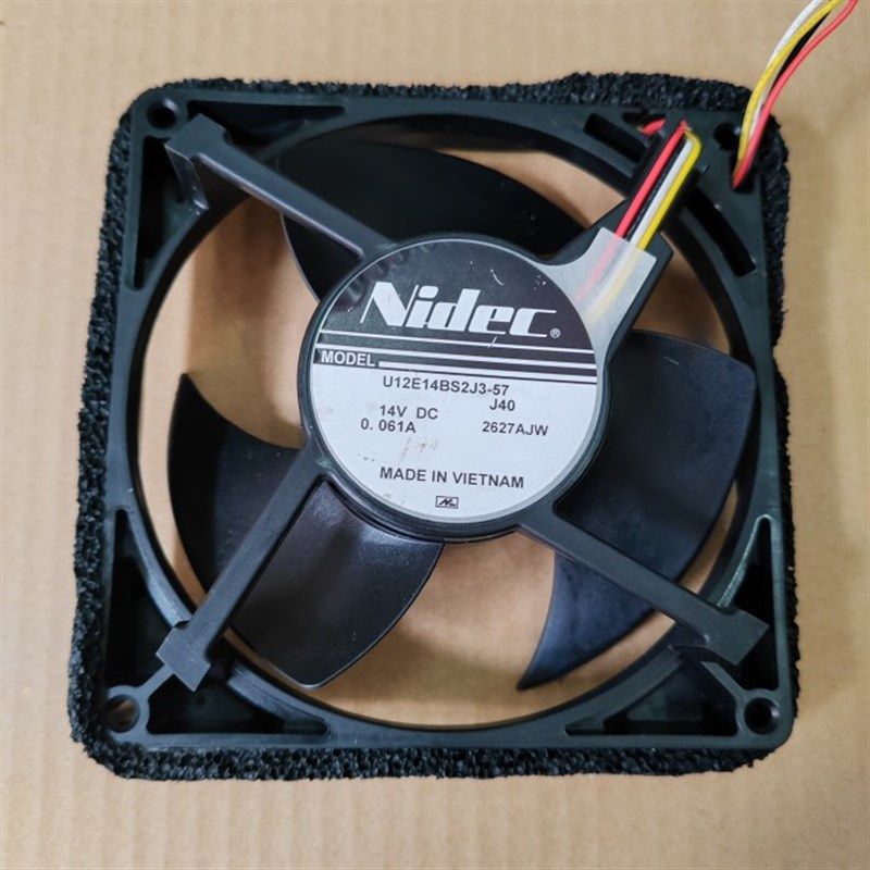 适用冰箱U12E14BS2J3-57冰箱冷冻室风机风扇14V0.061A电机配件