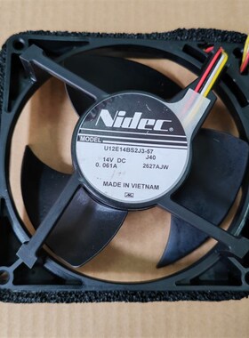 适用冰箱U12E14BS2J357冰箱冷冻室风机风扇14V0061A电机配件