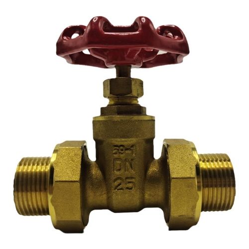 加厚闸阀双活接20外丝水表自来水水表水管25开关铜4分6分1寸dn15