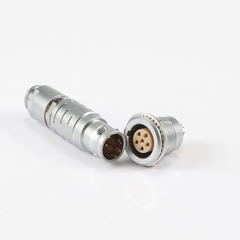 长方捷FGG+EGG 2B 306 CLAD72Z  2B 6P电源信号连接器  插头插座