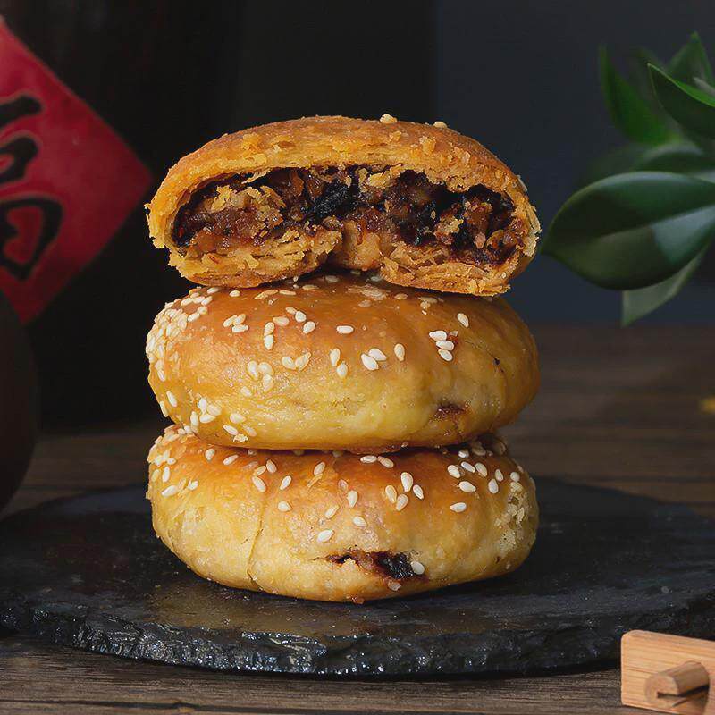 新货游埠酥饼金华酥饼梅干菜肉饼兰溪糕点特产小吃零食传统干