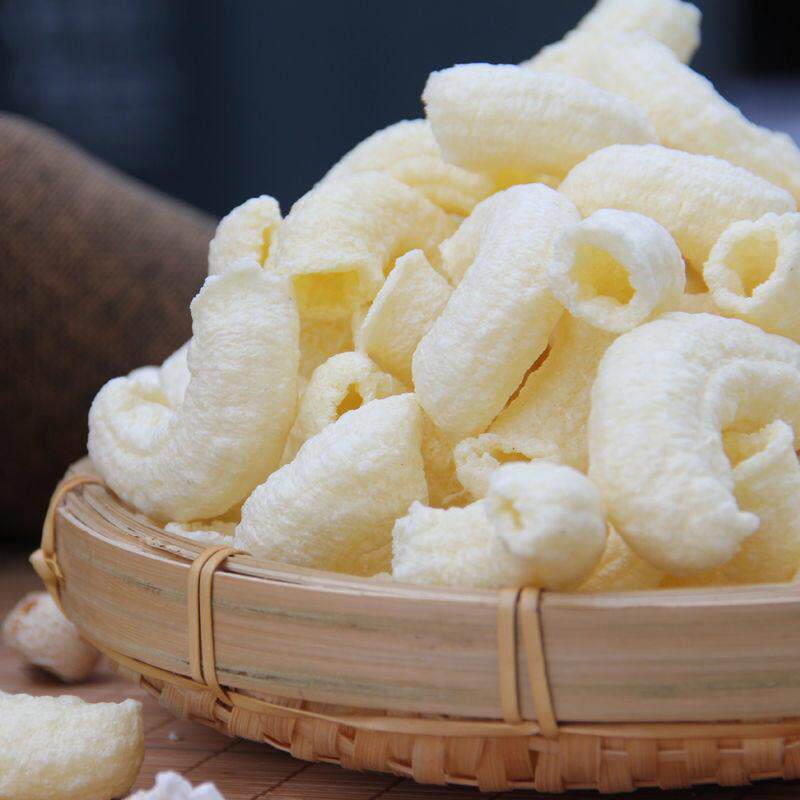 正宗米果棒零食康乐果玉米棍老式爆米花月牙弯玉米花棒膨化大米花