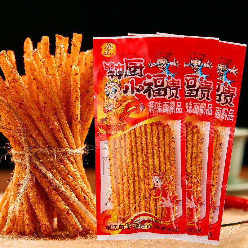 正宗神厨小福贵辣条重庆麻辣素食8090后儿时小吃怀旧零食面筋大礼