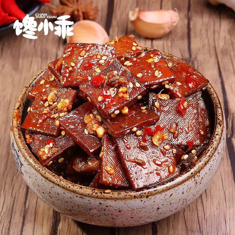 正宗馋小乖平江酱干香辣卤豆干香干湖南特产休闲豆制品辣味零食小