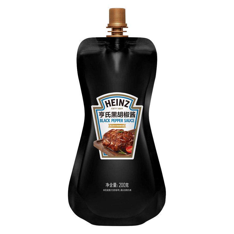 正宗意大利肉酱亨氏黑胡椒酱烧烤酱200g黑椒牛排意面酱汁意大利面