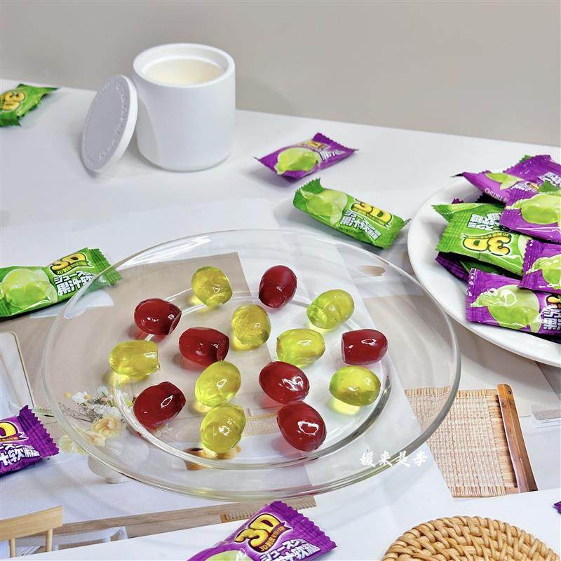 3D剥皮果汁软糖紫葡萄味青提味优质结婚糖果休闲儿童零食散装,零食/坚果/特产,软糖/果味糖/凝胶糖果,淘宝优惠券,粉丝福利购,淘宝优惠卷