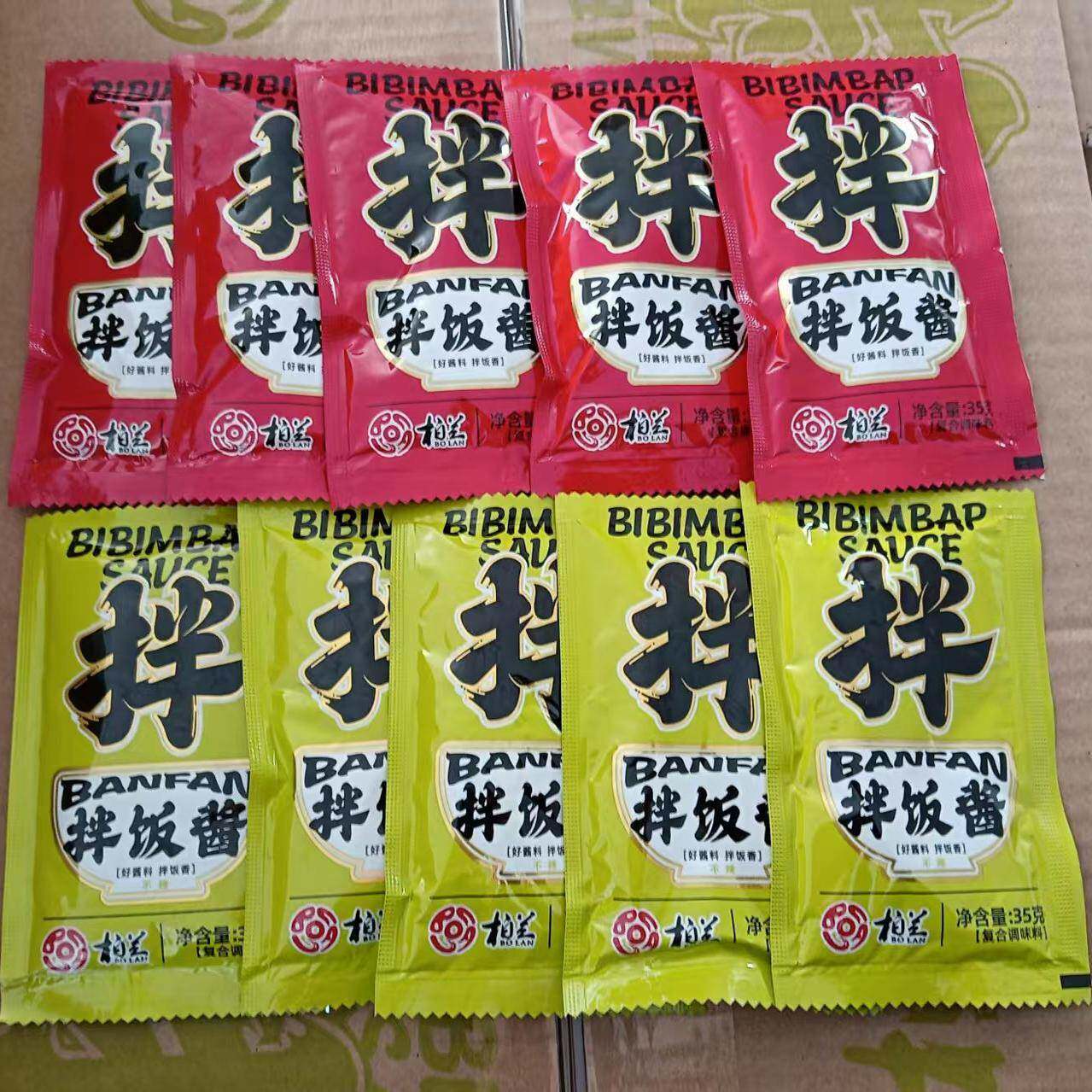 正宗米村拌饭酱米村拌饭酱柏兰某村拌饭酱韩式辣椒酱甜辣酱三山东