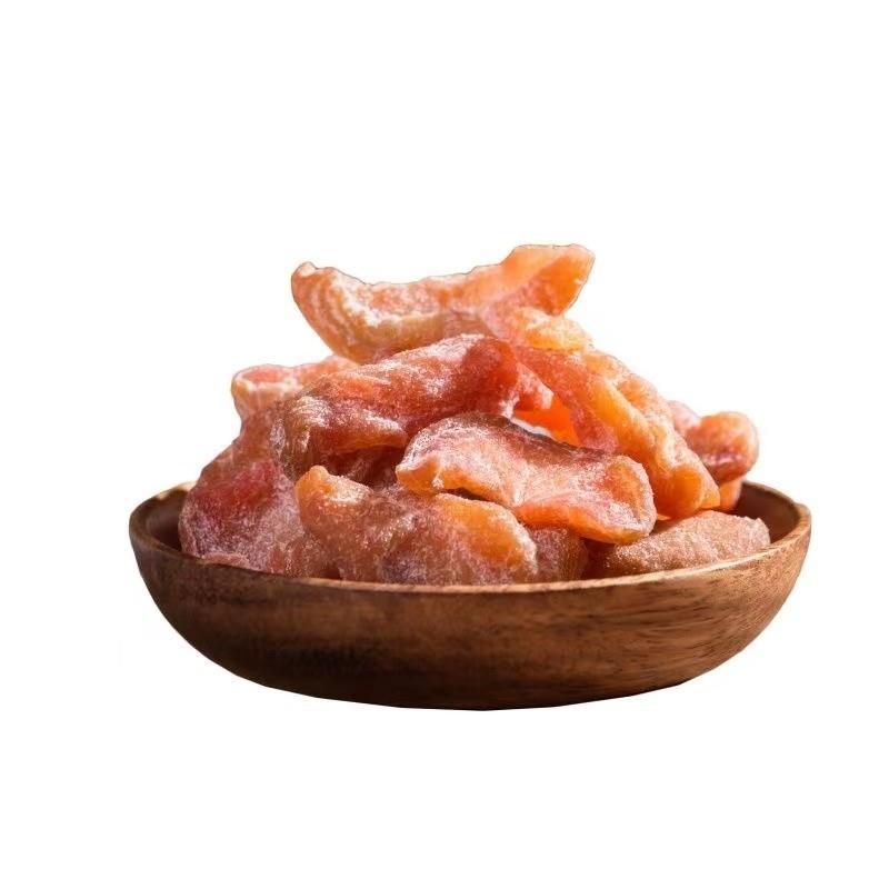 新货盐津桃肉500g盐津黄桃干桃子条散装果脯蜜饯果干桃脯孕妇休闲