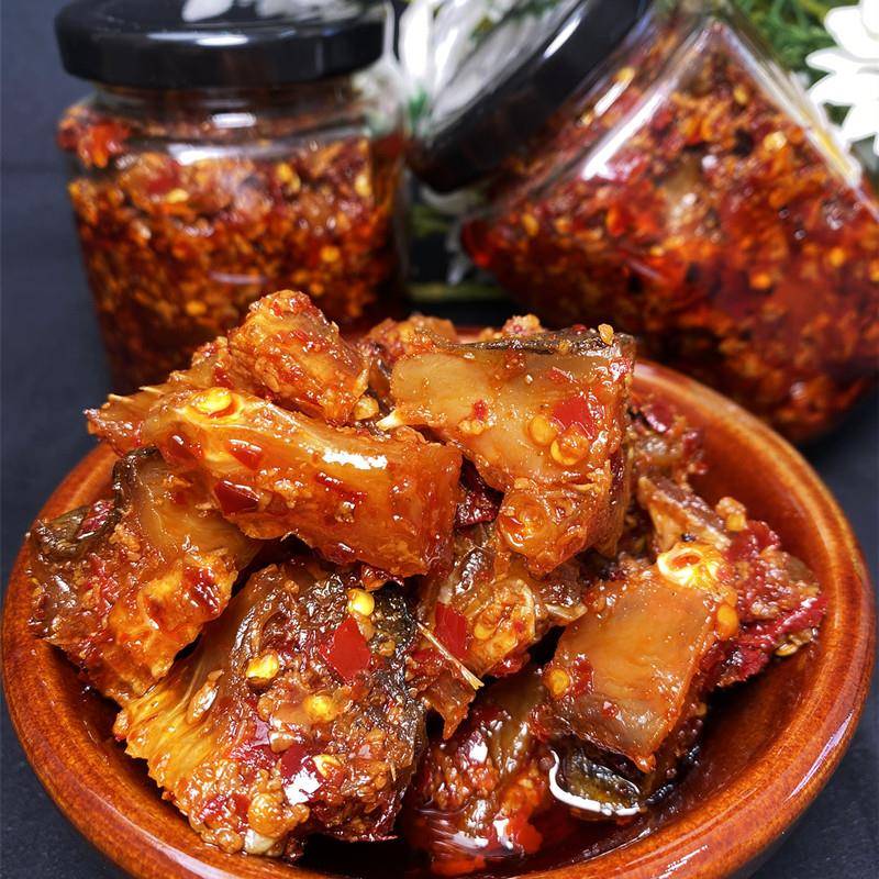 正宗江西特产香辣酒糟鱼即食鱼块下饭菜下酒菜辣椒酱小吃零食鱼干