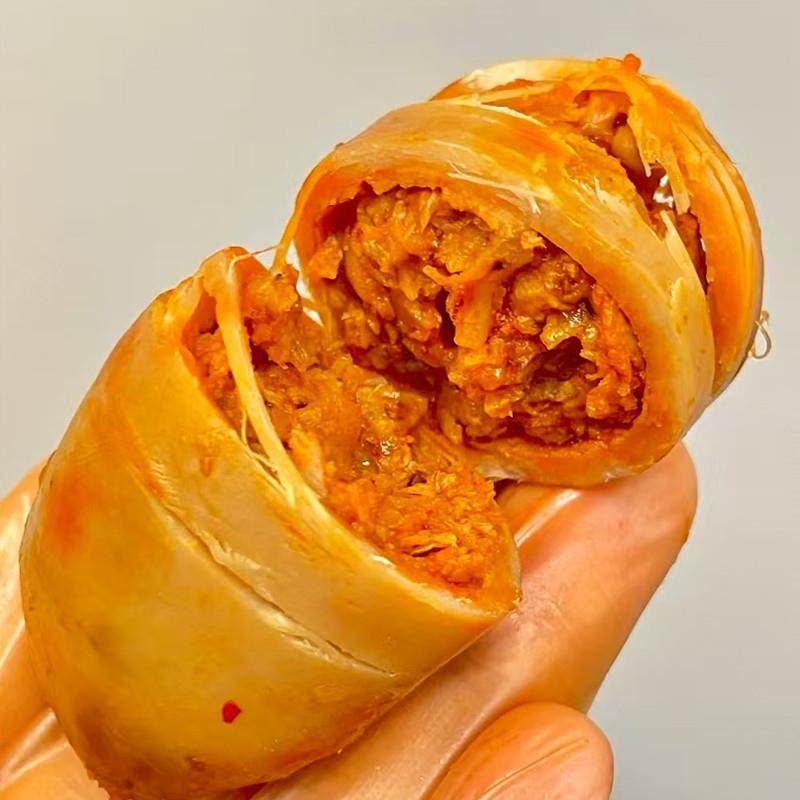 麻辣炭烤鱿鱼籽零食满籽香