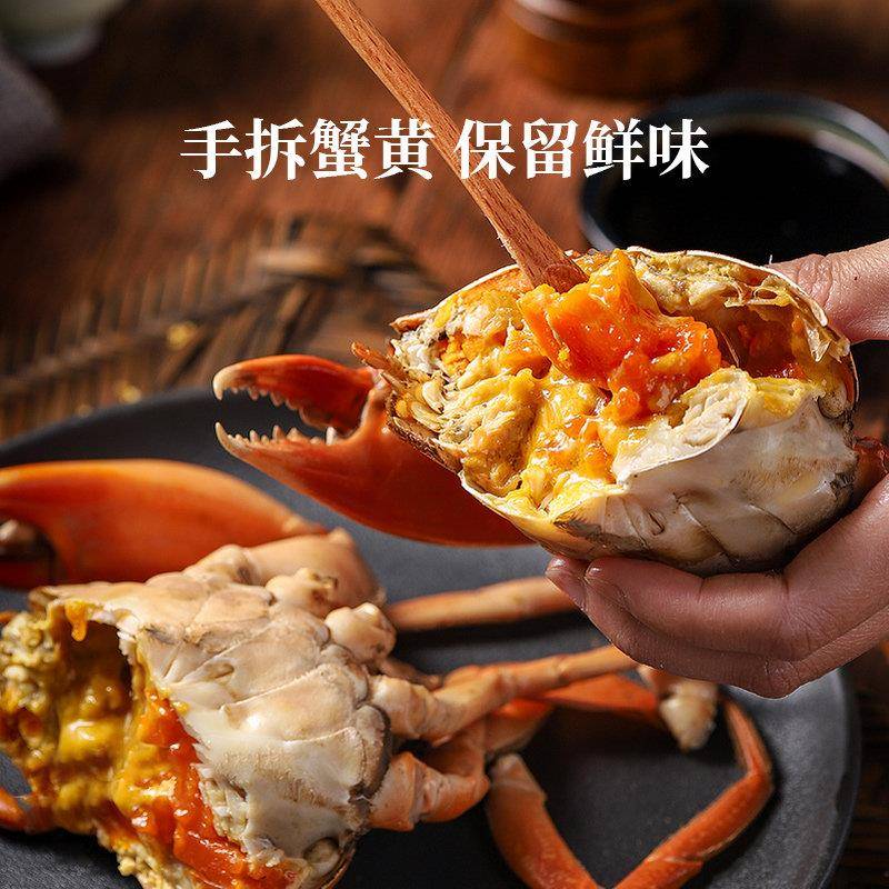 正宗蟹黄拌饭酱绿千谷兴化蟹黄酱秃黄油纯蟹黄手工制作蟹肉蟹粉蟹