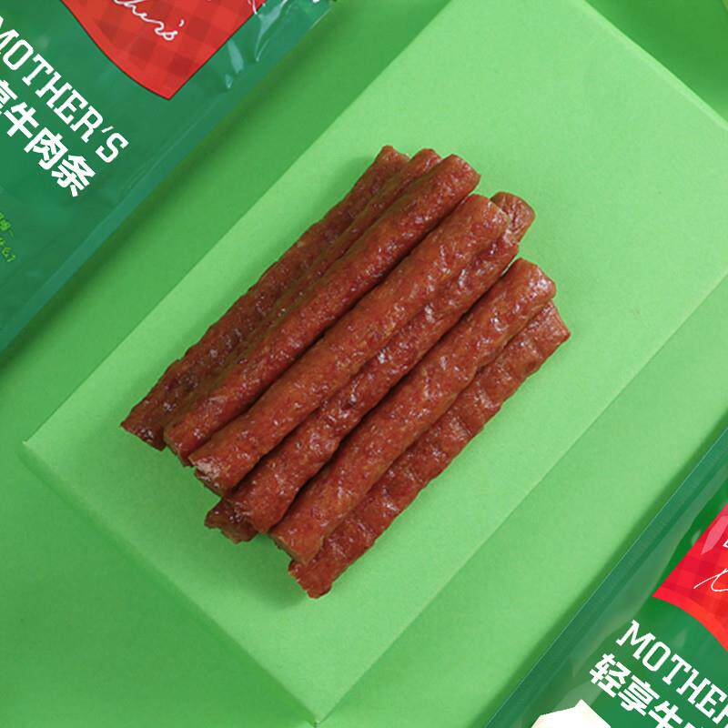 轻享牛肉条50g*6多口味手撕办公追剧即食休闲零食代餐