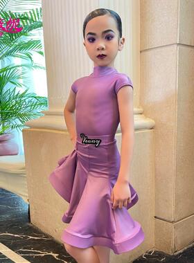薇标妮VGD23062拉丁舞比赛规服女儿童夏季新款国舞服专业表艺考定